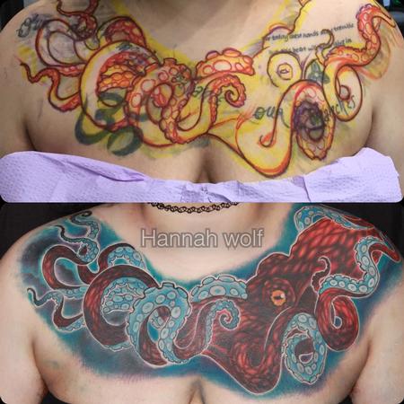 Tattoos - squid chest tattoo - 116230